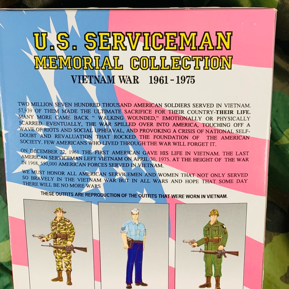 U.S. Serviceman Memorial Collection Action Figure. Vietnam War 1961-1975. - Picture 7 of 10